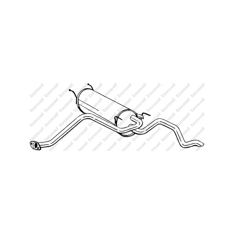Silencieux arrière BOSAL 283-869
