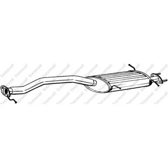 Silencieux central BOSAL 283-873