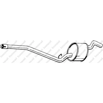 Silencieux central BOSAL