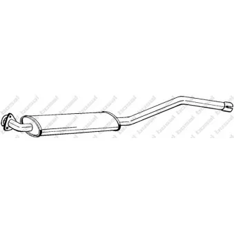 Silencieux central BOSAL