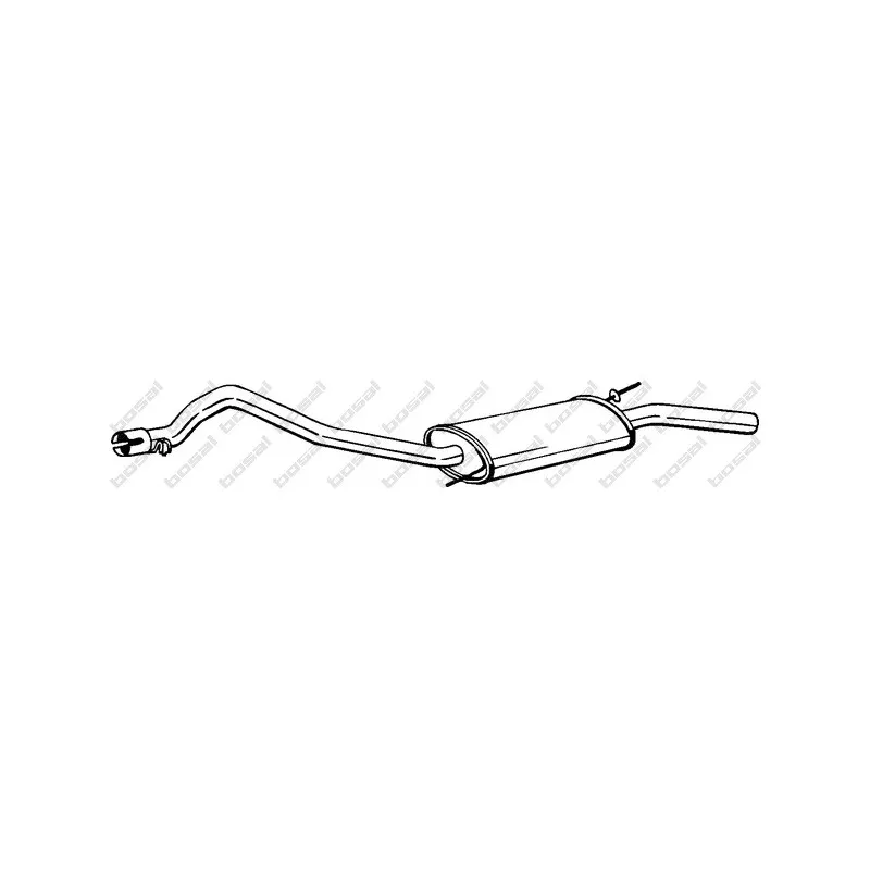 Silencieux arrière BOSAL 283-925