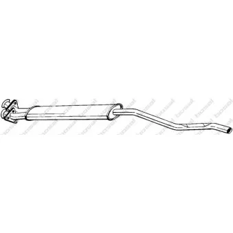 Silencieux central BOSAL 283-943