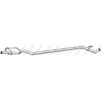 Silencieux central BOSAL 283-971