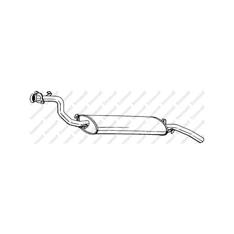 Silencieux arrière BOSAL 283-987