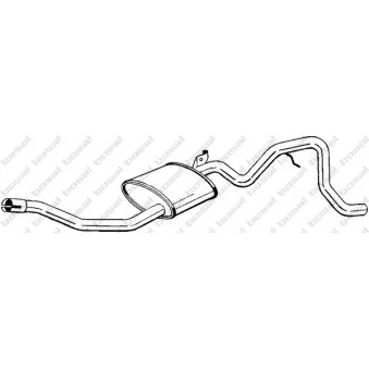 Silencieux central BOSAL 284-003