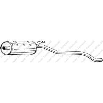 Silencieux arrière BOSAL