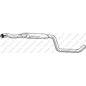 Silencieux central BOSAL 284-073