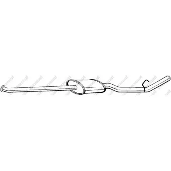 Silencieux central BOSAL