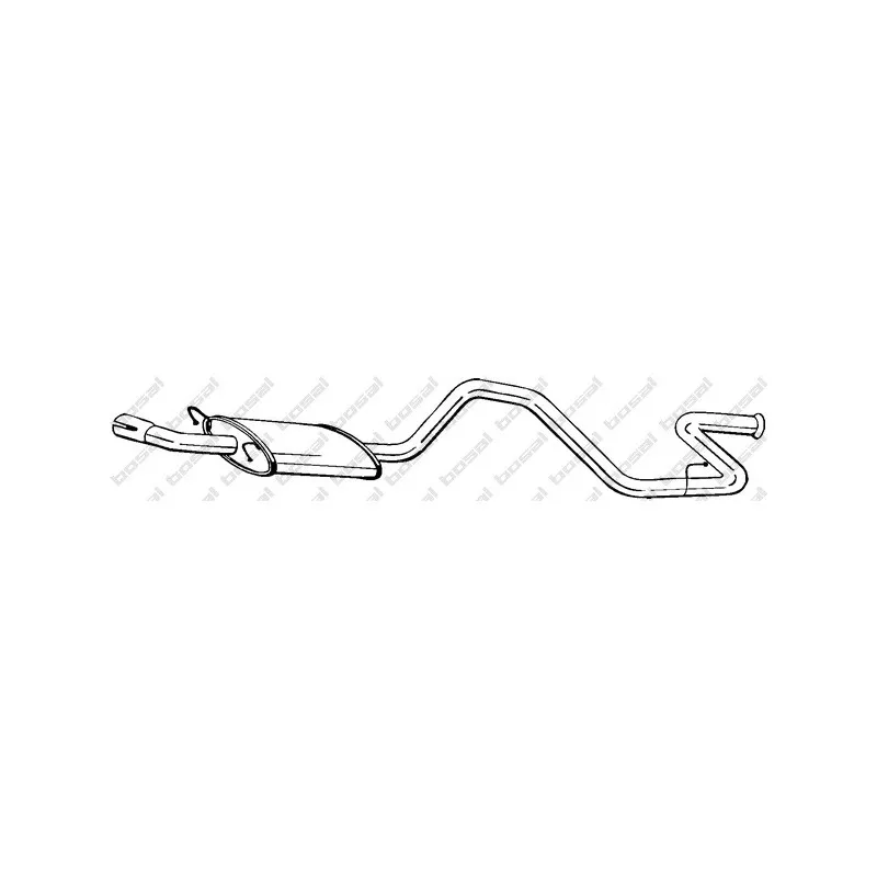 Silencieux arrière BOSAL 284-081