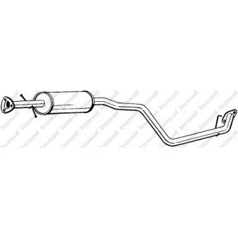 Silencieux central BOSAL 284-131
