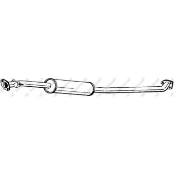 Silencieux central BOSAL 284-133