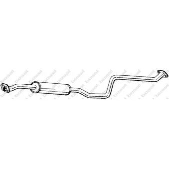Silencieux central BOSAL 284-141
