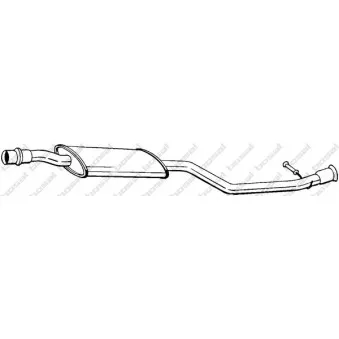 Silencieux central BOSAL