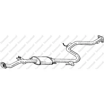 Silencieux central BOSAL 284-211