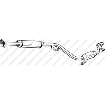 Silencieux central BOSAL 284-215
