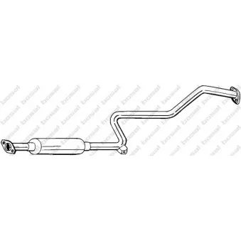 Silencieux central BOSAL 284-225