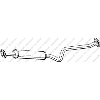 Silencieux central BOSAL 284-231