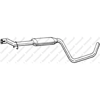 Silencieux central BOSAL 284-261
