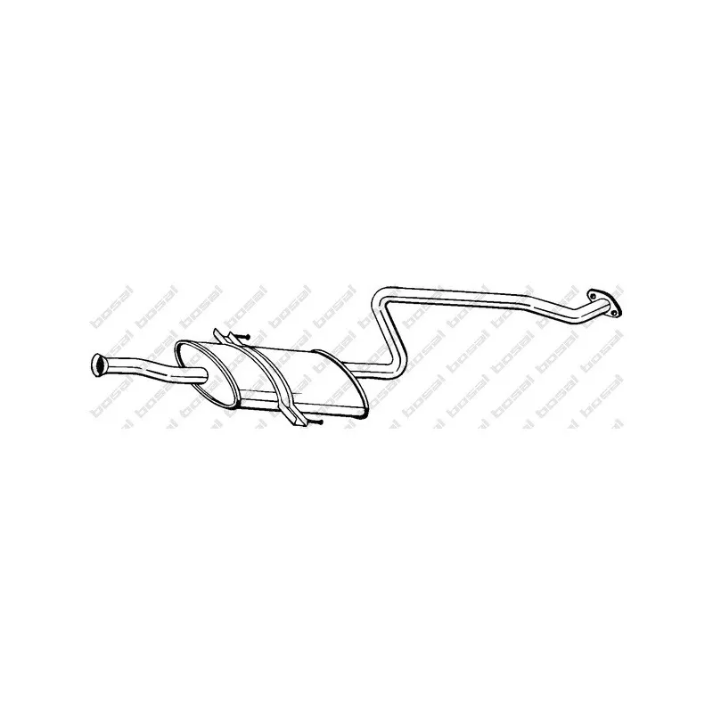 Silencieux central BOSAL 284-301