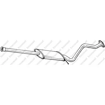 Silencieux central BOSAL