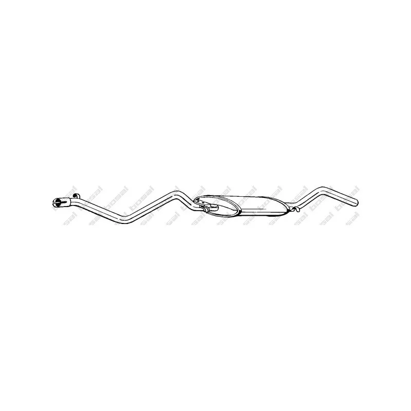 Silencieux arrière BOSAL 284-311