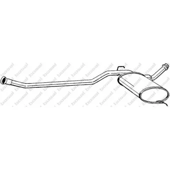 Silencieux central BOSAL 284-319