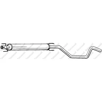 Silencieux central BOSAL 284-323