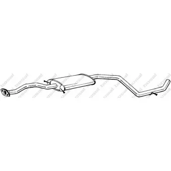 Silencieux central BOSAL 284-329