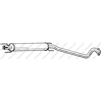 Silencieux central BOSAL 284-331
