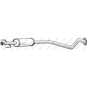 Silencieux central BOSAL 284-367