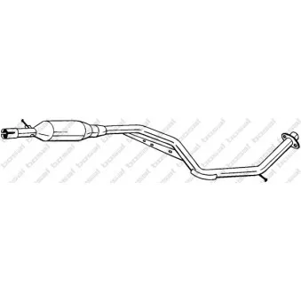 Silencieux central BOSAL 284-393