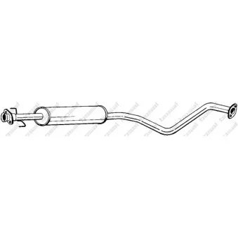 Silencieux central BOSAL 284-411