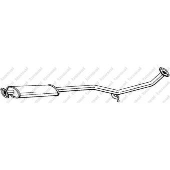 Silencieux central BOSAL 284-423