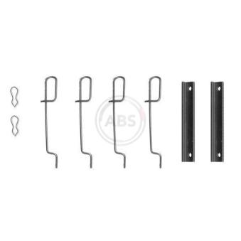 Kit d'accessoires, plaquette de frein à disque A.B.S.