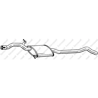 Silencieux central BOSAL
