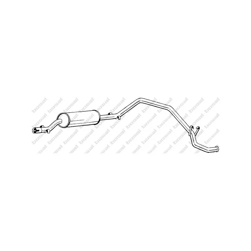 Silencieux arrière BOSAL 284-497
