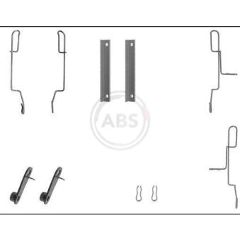 Kit d'accessoires, plaquette de frein à disque A.B.S.