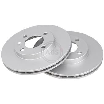 Jeu de 2 disques de frein avant A.B.S. 15704