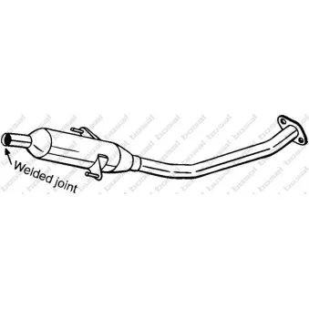 Silencieux central BOSAL