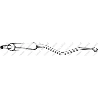 Silencieux central BOSAL 284-605