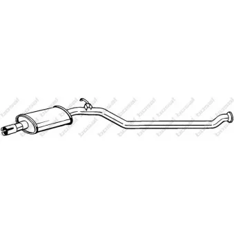 Silencieux central BOSAL 284-619