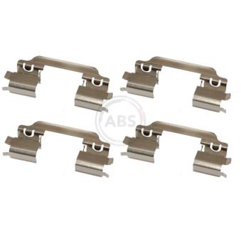 Kit d'accessoires, plaquette de frein à disque A.B.S.