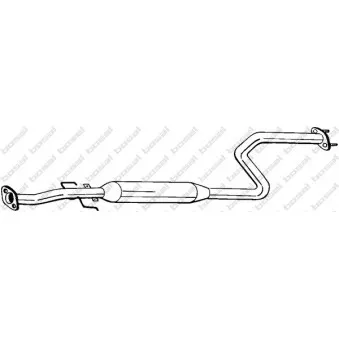 Silencieux central BOSAL