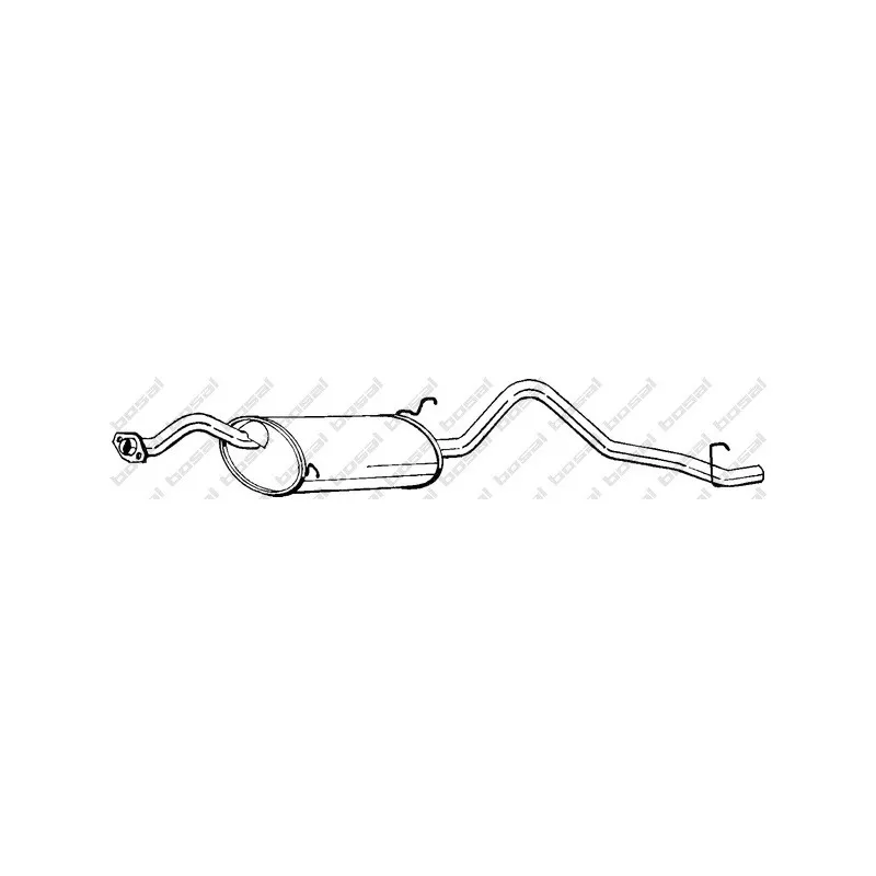 Silencieux arrière BOSAL 284-709
