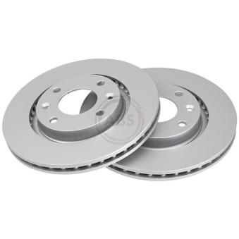 Jeu de 2 disques de frein avant A.B.S.