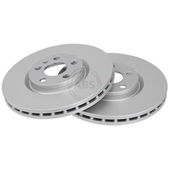 Jeu de 2 disques de frein avant A.B.S.