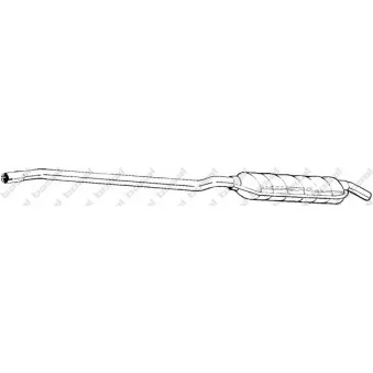 Silencieux central BOSAL 284-791