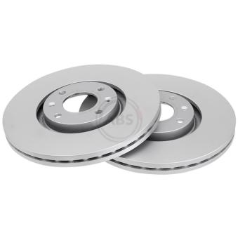 Jeu de 2 disques de frein avant A.B.S.