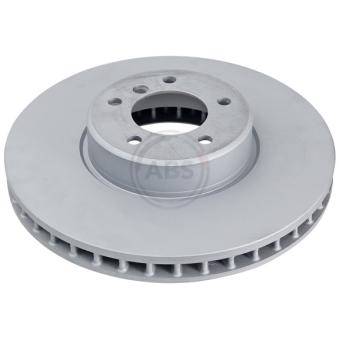 Jeu de 2 disques de frein avant A.B.S. 17599