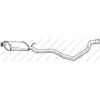 Silencieux central BOSAL 284-849